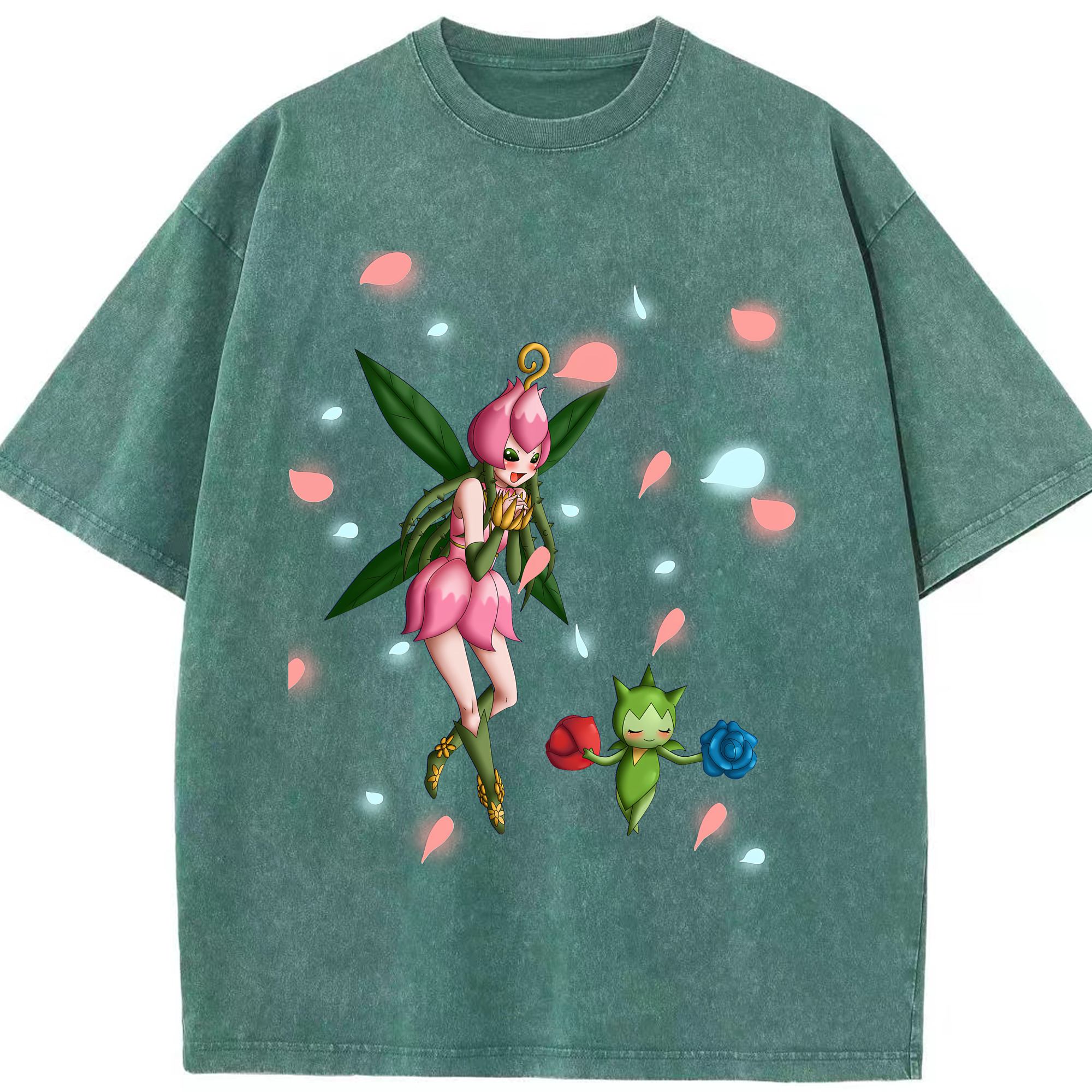 （画像用） Digimon デジタルモンスター/デジモン 綿100% ヴィンテージ風 半袖Tシャツ（フロントプリント）